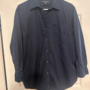 Banana Republic Dark Blue Casual Button Down Shirt